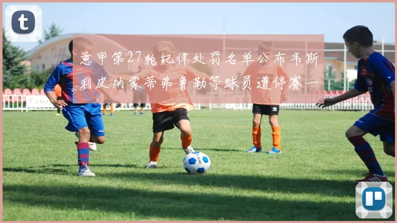 意甲第27轮纪律处罚名单公布韦斯利皮纳蒙蒂弗鲁勒等球员遭停赛一轮